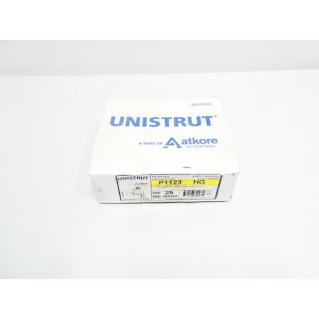 Unistrut PIPE CLAMP FOR 5IN RIGID CONDUIT CONDUIT PARTS AND ACCESSORY, 25PK P1123 HG